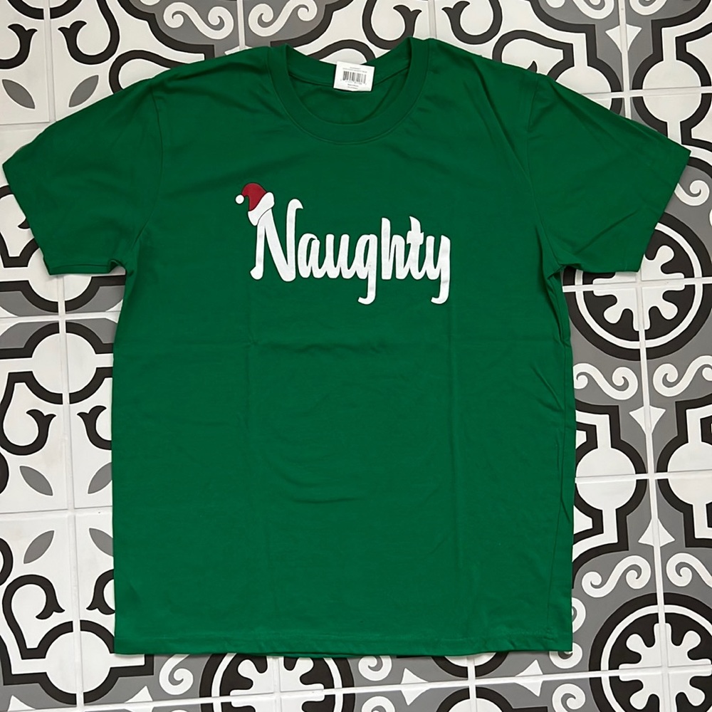 Unisex Holiday / Christmas “Naughty” T-Shirt
